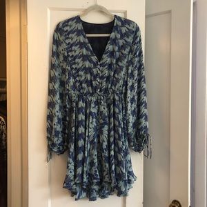 LoveShackFancy Silk Chiffon Dress
